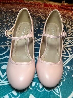 J. Adams Pixie Mary Jane Shoes Women Oxford Pumps - Cute Low Kitten High Heels